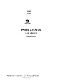 Catálogo de piezas en pdf del cargador de ruedas John Deere 544C - John Deere manuales - JD-PC1789