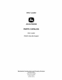 JD-PC9372 John Deere 344J wheel loader parts catalog (PC9372)