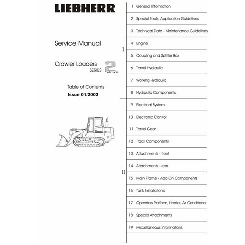 Manual técnico de reparo em pdf da carregadeira de esteira John Deere 655C, 755C - John Deere manuais - JD-TM1945-EN