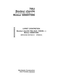 Manuel de l'opérateur du chargeur sur chenilles John Deere 700J (SN 139436-) pdf FR - John Deere manuels - JD-OMT227269-FR