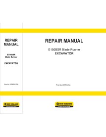 Manual de reparo de escavadeira New Holland E150BSR - Construção New Holland manuais - NH-87493625A