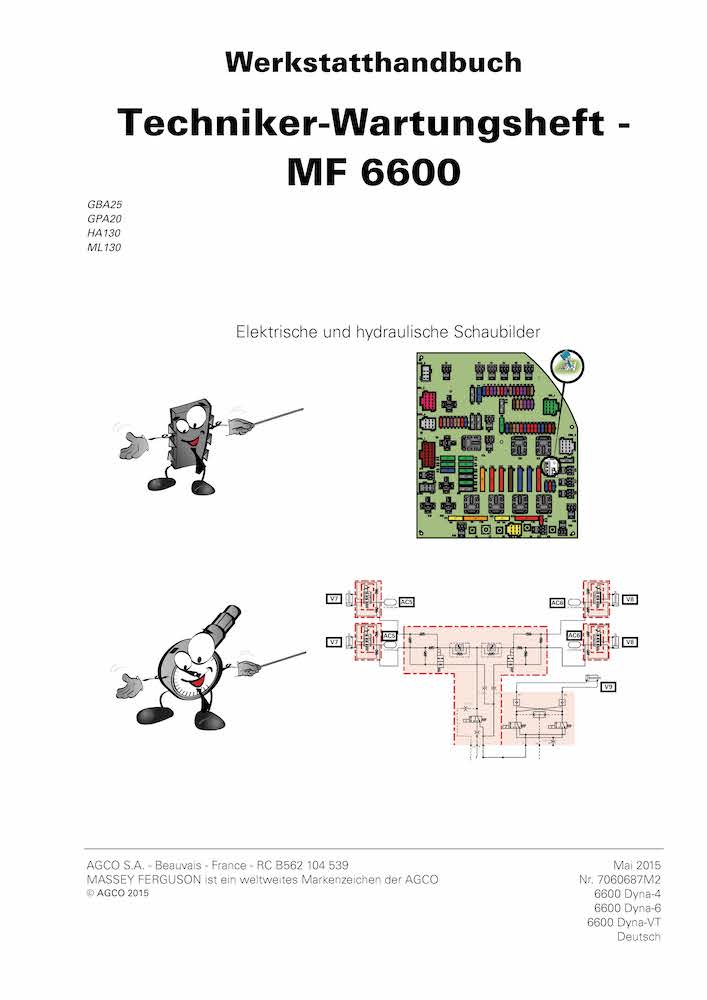 Massey Ferguson 6612, 6613, 6614, 6615, 6616 tractor pdf