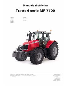 Massey Ferguson 7714, 7715, 7716, 7718, 7719, 7720, 7722, 7724, 7726 tracteur pdf manuel d'entretien d'atelier informatique -...