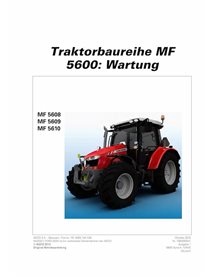 Manuel d'entretien pdf du tracteur Massey Ferguson 5608, 5609, 5610 Essential DE - Massey-Ferguson manuels - MF-7060083M1-OM-DE