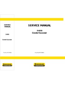 New Holland E485B excavator service manual - New Holland Construction manuals - NH-87475986A