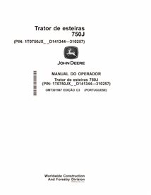 John Deere 750J (SN 141344-310257) crawler dozer pdf operator's manual PT - John Deere manuals - JD-OMT301967-PT