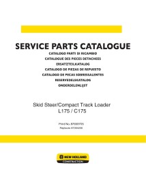 Catálogo de piezas de cargadoras deslizantes New Holland L175, C175 - New Holland Construcción manuales - NH-87659705