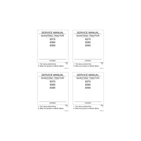 CASE-8-83394-SM Case 9370, 9380, 9390 tractor pdf service manual