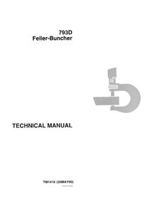 John Deere 793D feller buncher manual técnico em pdf - John Deere manuais - JD-TM1416-EN