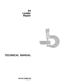 TM1398 Manual técnico de reparación pdf del cargador de ruedas John Deere 84