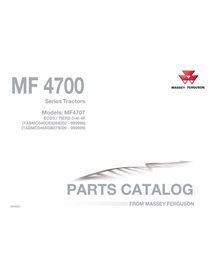 Catalogue de pièces pdf pour tracteur Massey Ferguson 4707 ECO3 / TIER2-3-4I-4F - Massey-Ferguson manuels - MF-4707-ECO3-6246...