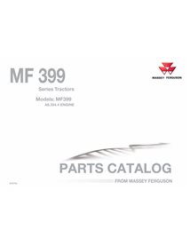 Catálogo de peças em pdf do trator Massey Ferguson 399 (A6.354.4 ENGINE) - Massey Ferguson manuais - MF-399-819753-PC