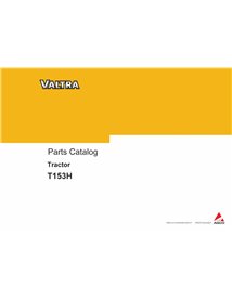 Catálogo de piezas pdf del tractor Valtra T153H - Valtra manuales - VALTRA-T153H-VFT153H-PC