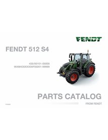 Catálogo de repuestos pdf para tractor Fendt 512 S4 - Fendt manuales - FENDT-512-S4-F435000-PC