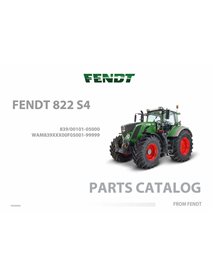 Catálogo de peças em pdf do trator Fendt 822 S4 - Fendt manuais - FENDT-822-S4-F839000-PC