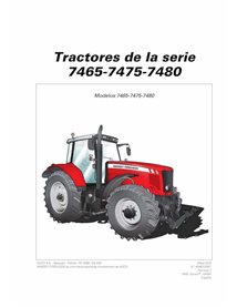 Manuel de l'opérateur pdf pour tracteur Massey Ferguson 7465, 7475, 7480 Tier 3 Sisu Dyna-VT ES - Massey-Ferguson manuels - M...