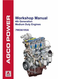 Manual de oficina em pdf do motor AGCO 33, 44 AWIC de 4ª geração para serviços médios - AGCO manuais - AGCO-79036195A-WM-EN