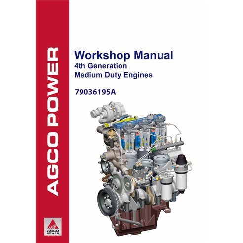 AGCO 33, 44 AWIC 4th Generation Medium Duty engine pdf workshop manual  - AGCO manuals - AGCO-79036195A-WM-EN