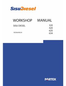 AGCO Sisu 320, 420, 620, 634 diesel engine pdf workshop manual  - AGCO manuals - SISU-V836640634-WM-EN