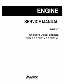 Manual de serviço em pdf do motor AGCO Shibaura Diesel N843T-F, N844L-F, N844LT - AGCO manuais - AGCO-79036468-SM-EN