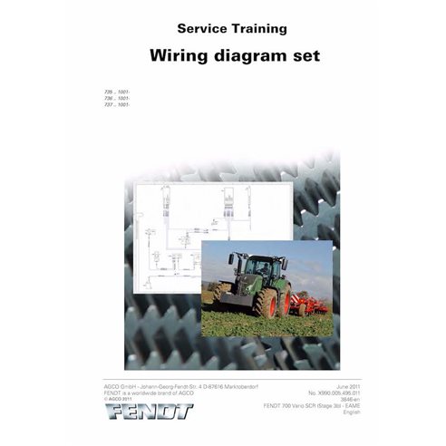 Tractor Fendt 714, 716, 718, 720, 722, 724 Stage 3B (Tier 4i) manual de servicio de taller en pdf - Fendt manuales - FENDT-72...