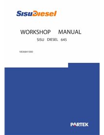 AGCO Sisu 645 diesel engine pdf workshop manual  - AGCO manuals - AGCO-V836841000-WSM-EN