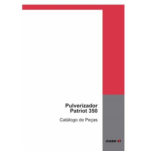 Catálogo de repuestos pdf pulverizador Case Patriot 350 - Case IH manuales - CASE-PATRIOT-350-PC