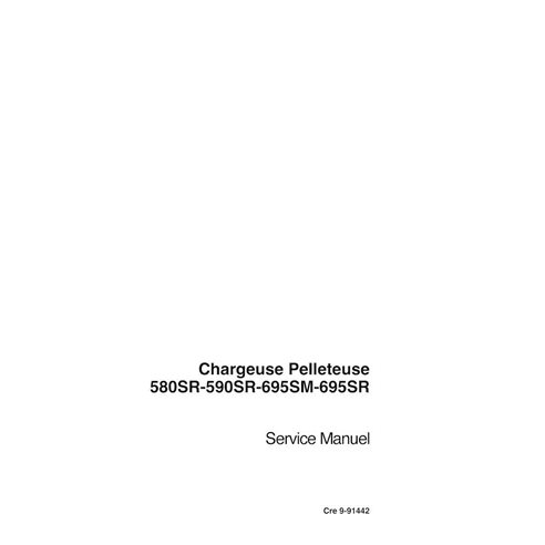 Manuel d'entretien pdf pour tractopelle Case 580SR, 590SR, 695SM, 695SR FR - Case manuels - CASE-9-91442-SM-FR