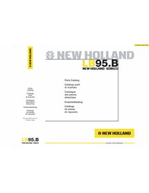 New Holland LB95.B backhoe loader pdf parts catalog - New Holland Construction manuals - NH-6040431401-PC