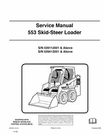 Bobcat 553 loader service manual