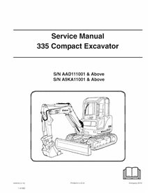 Bobcat 335 compact excavator pdf service manual 