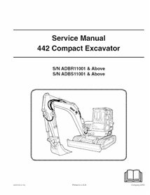 Bobcat 442 compact excavator pdf service manual 