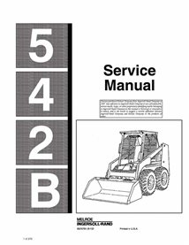 Manual de servicio de la cargadora Bobcat 542B