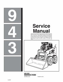 Manual de servicio de la cargadora Bobcat 943