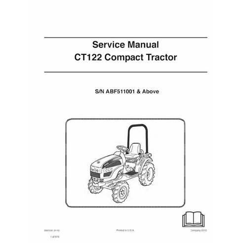 Bobcat CT122 compact tractor pdf manual de servicio