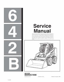 Manual de serviço em PDF da minicarregadeira Bobcat 642B