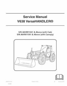 Manipulador telescópico Bobcat V638 manual de servicio en pdf