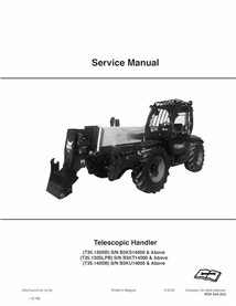 Bobcat T35130SB, T35130SLPB, T35140SB telescopic handler pdf service manual 