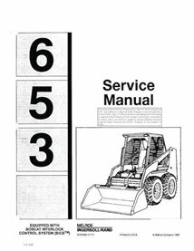 Bobcat 653 skid steer loader manual de servicio en pdf