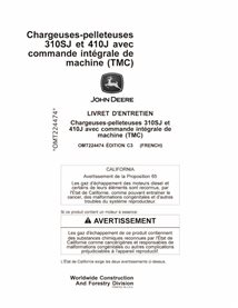 Manuel d'utilisation de la chargeuse-pelleteuse John Deere 310SJ, 410J au format PDF FR - John Deere manuels - JD-OMT224474-FR