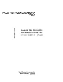 Manual do operador da retroescavadeira John Deere 710G em PDF ES - John Deere manuais - JD-OMT167014-ES