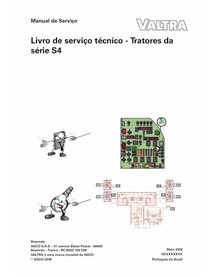 Livret d'entretien technique des tracteurs Valtra S274, S294, S324, S354, S374, S394 au format PDF PT - Valtra manuels - VALT...