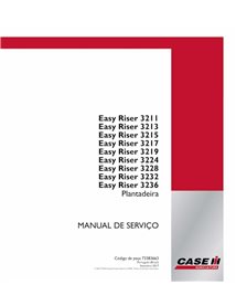 Manual de serviço em pdf da plantadeira Case Easy Riser 3211, 3213, 3215, 3217, 3219, 3224, 3228, 3232, 3236 PT - Case IH man...