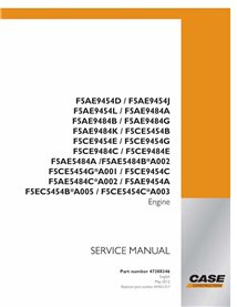 Case F5AE5484*, F5AE9454, F5AE9484, F5CE5454*, F5CE9484* engine pdf service manual  - Case manuals - CASE-47388346-SM-EN