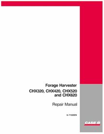 Manual de serviço em pdf da colhedora de forragem Case CHX320, CHX420, CHX520 e CHX620 - Case IH manuais - CASE-6-71020EN-SM.EN