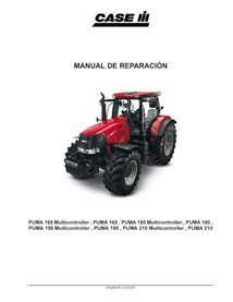 Manuel d'entretien du tracteur Case Puma 165, 180, 195, 210 au format PDF - Case IH manuels - CASE-87628097B-SM-ES