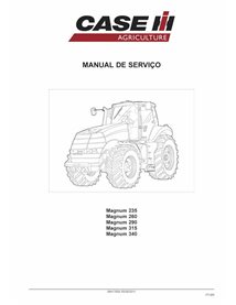 Manual de serviço do trator Case Magnum 235, 260, 290, 315, 340 em pdf PT - Case IH manuais - CASE-84417605-SM-PT