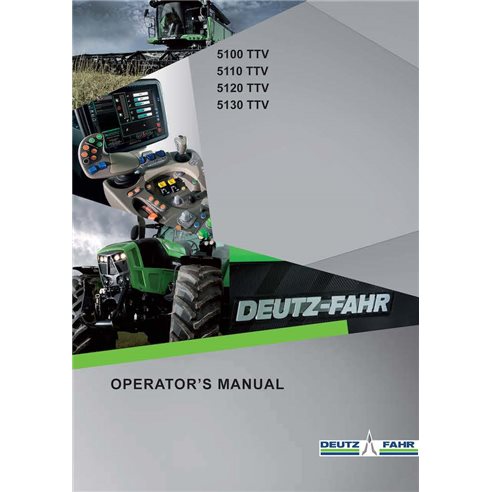 Deutz Fahr 5100, 5110, 5120, 5130 TTV combine pdf operator's manual  - Deutz Fahr manuals - DEUTZ-307U0920EN604-OM-EN