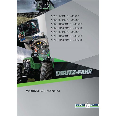 Deutz Fahr 5650H, 5660H, 5660HTS, 5665HTS, 5690H, 5690HTS. 5695HTS COM 3 combine pdf workshop manual  - Deutz Fahr manuals - ...