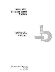 TM4434 Manual técnico en pdf del tractor John Deere 2355, 2555, 2755 y 2855N - todo incluido